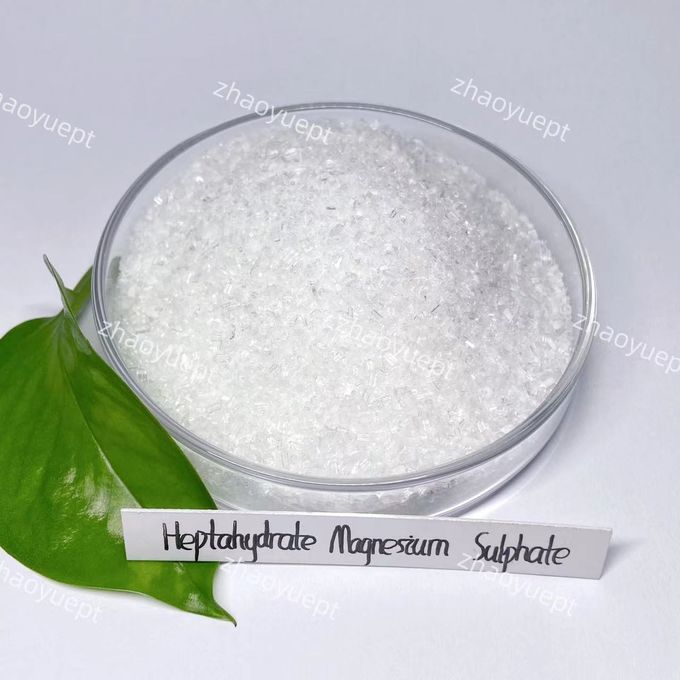 Anorganisch Magnesiumsulfaat Heptahydraat 99% Min Chemische grondstoffen 0