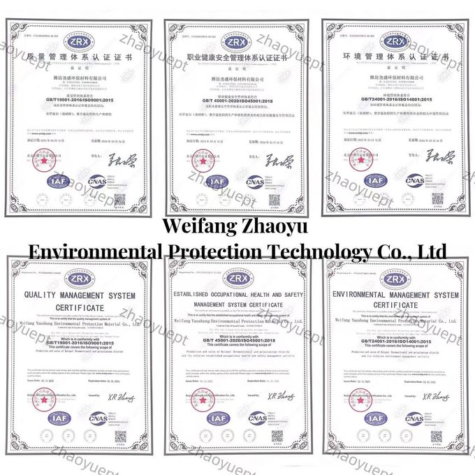 China Weifang Zhaoyu Environmental Protection Technology Co., Ltd. Bedrijfsprofiel 0